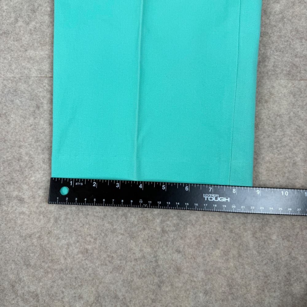 Bills Khakis Classic Fit Pants 34x27.5 Cotton Chino Turquoise Green Made In USA - Picture 9 of 10